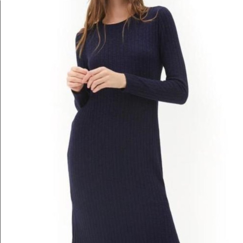 Michael Stars Ivy Ribbed Midi Dress, XS